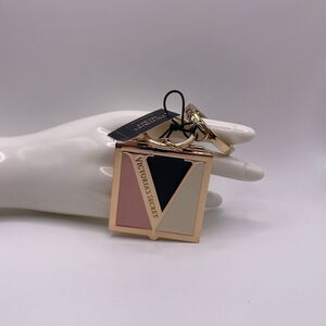 Victoria's Secret Gold Tone Mirror Purse Charm Keychain